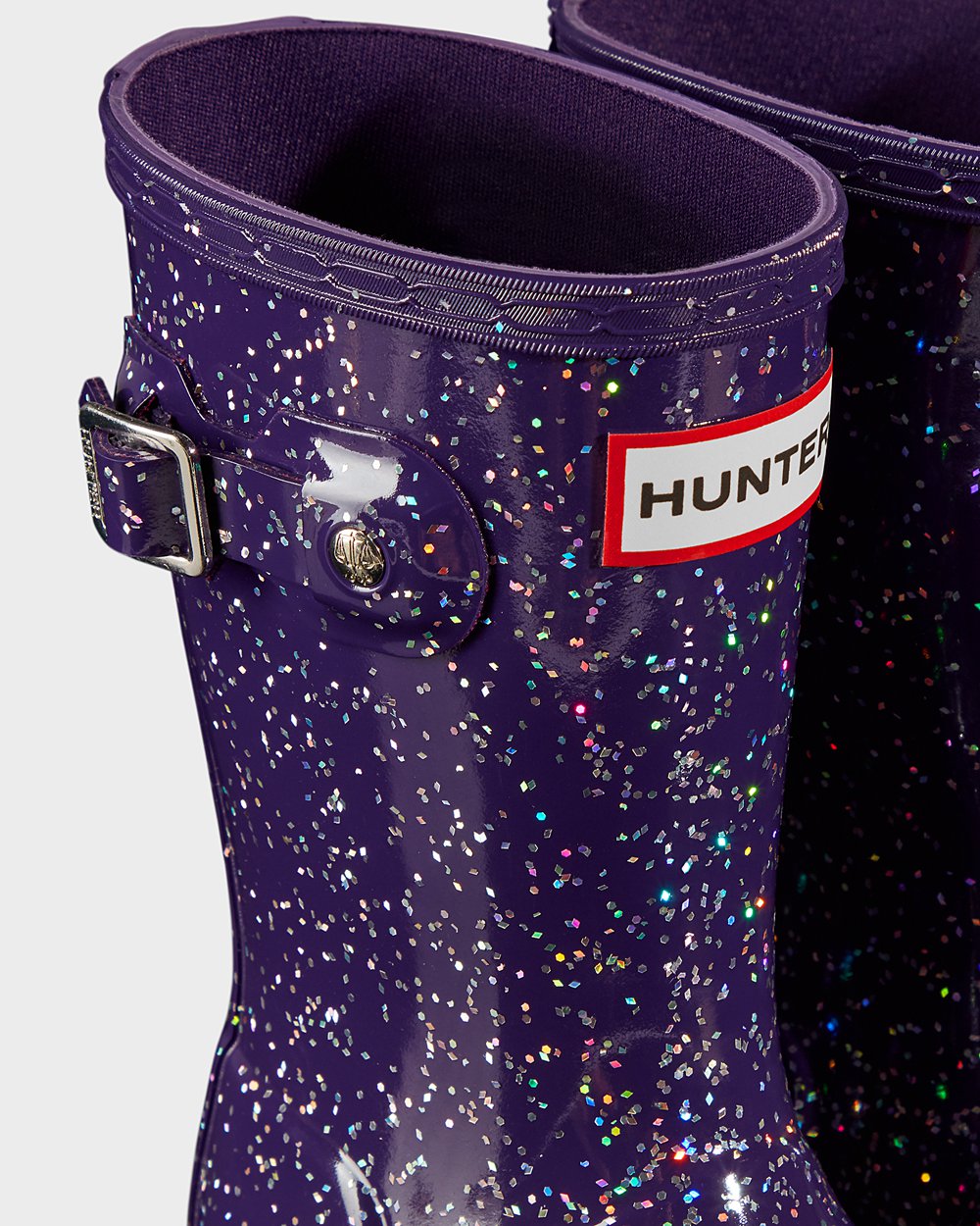 Galochas Hunter Criança Azuis Roxo - Original Little Giant Glitter - 89OZJAYWC